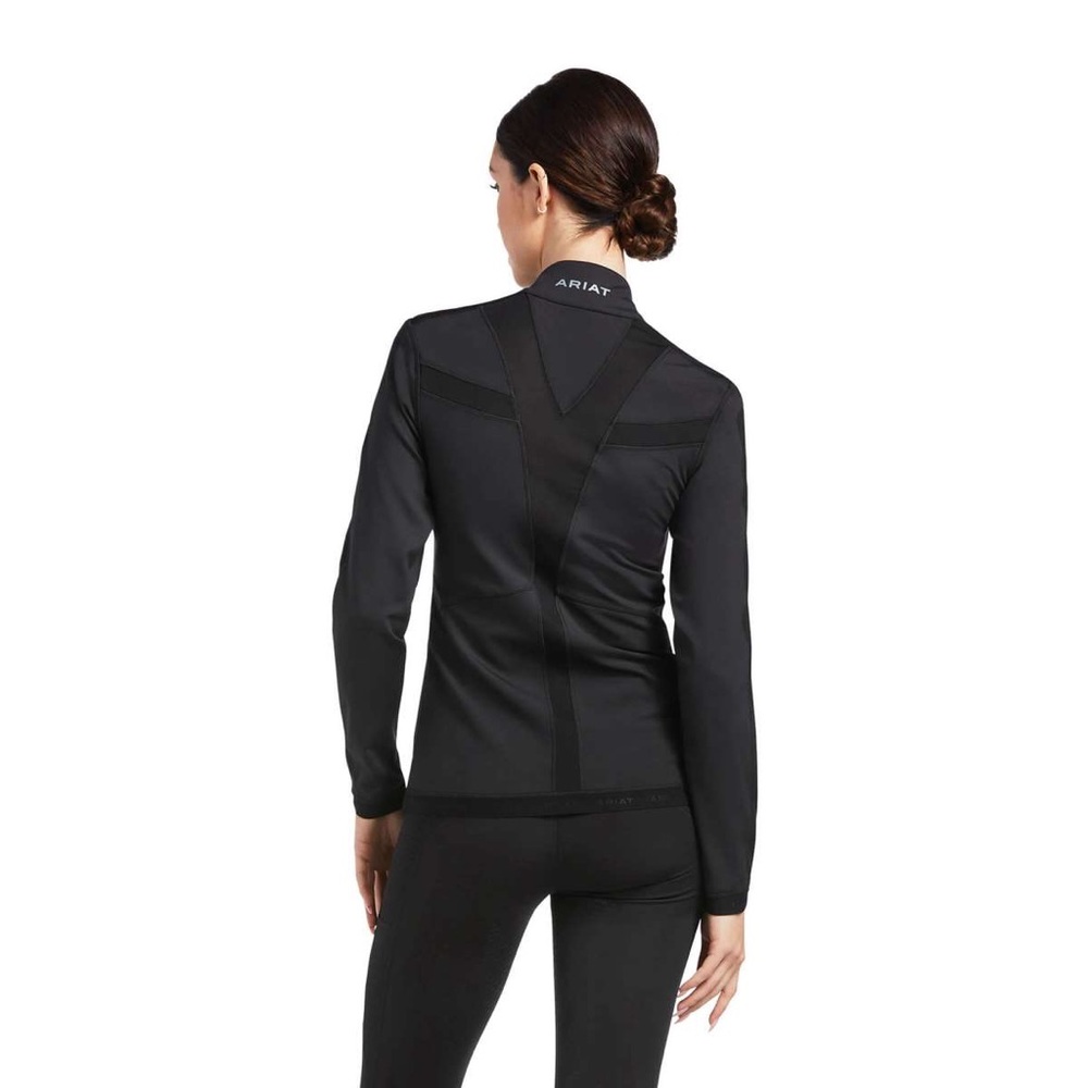Ariat Women's Ascent Full Zip Black Equestrian Jacket - Picture 4 of 13